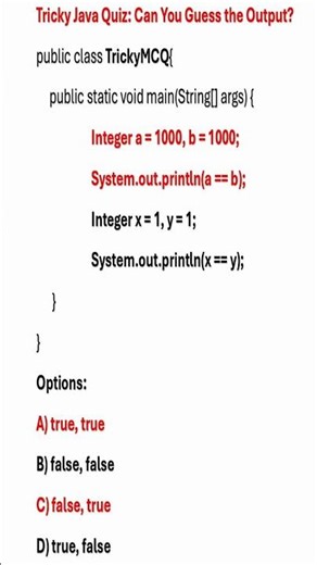 Tricky Java Quiz: Can You Guess the Output || Java MCQ || Java Quiz