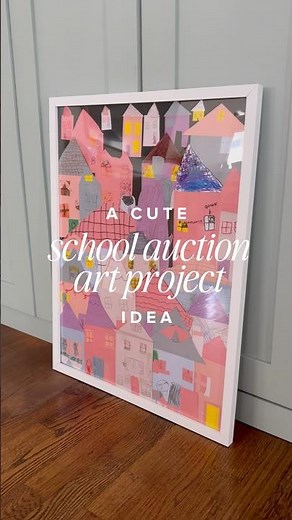 school auction art project idea!