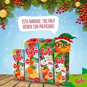 ¡Diviértete esta Navidad acumulando todos los Pulpicoins que puedas para canjear y participar por increíbles premios! 🎄❤️ Encuéntralos en la edición Navideña de tus Pulp Naranja y Durazno de 250ml y 1L. 🍊🍑 ¿Cómo participar? 1) Escanea el código QR que viene en tu Pulp para ingresar a la web. 2) Regístrate con tus datos. 3) Acumula Pulpicoins, canjea y participa por increíbles premios. Puedes ser uno de los ganadores inmediatos de megas, audífonos, o del sorteo de tablets, PS4 y hasta un kit d