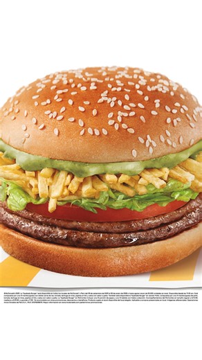 ¿Ya probaste la contundencia de nuestra nueva Apaltada Burger? 💯 Encuéntrala por AutoMac o en tu McDonald’s más cercano. Aplican T&C. | McDonald's
