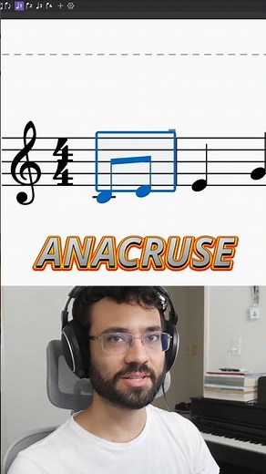 How to insert ANACRUSE in Musescore Studio
