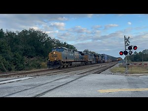 Approaching Brunel st Waycross ga northbound Intermodal CSX Jesup subdivision 12/28/25
