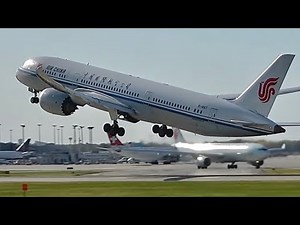Montreal Trudeau YUL Airport 🇨🇦 Plane spotting Close up , Heavy landing/Take off, Rush hour