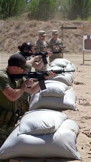 🎯 Army Soldiers Intense Shooting Training Real Combat Practice🔥 #target #training #army #gun #shorts
