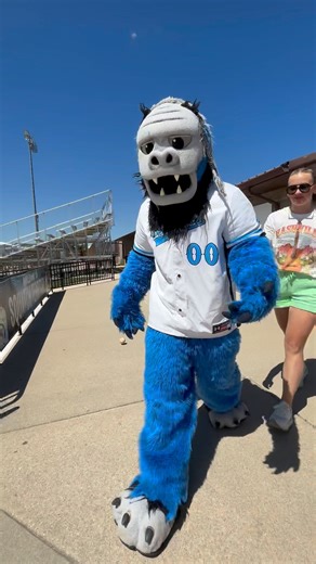 Samson is ready for everyone to be in the ballpark next week 😍👣 #reelstrending #reels #morganwallen #baseball #funny | Spearfish Sasquatch