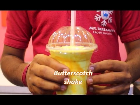 Butterscotch Milk Shake Recipe || Indian Drink Desert