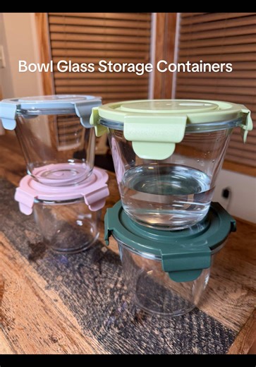 These bowl shaped glass food storage containers are perfect for soups, salads, puddings, and saucy meals. The deep round design makes them ideal for meal prep, food storage, and leftovers without spills. If you’re looking for glass containers for soups and saucy foods, these are durable, easy to clean, and perfect for everyday kitchen use. #glassfoodstorage #mealprepcontainers #kitchenorganization #foodstoragecontainers #mealpreptips 🥣