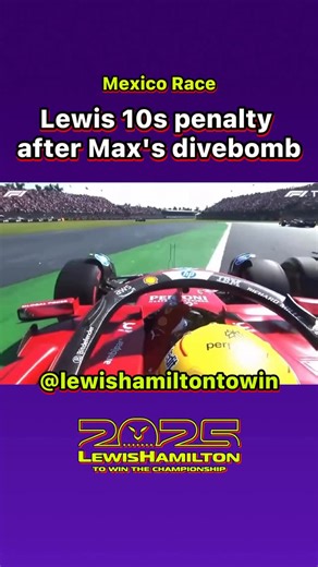 Lewis Hamilton to win the championship on Instagram: "I mean this video shows it all. Lewis gets a 10-second penalty, all triggered by an illegal divebomb from Verstappen, who, once again received no penalty for his poor driving etiquette. Max goes off wide himself. No investigation. Then as battle resumes Lewis then went off due to low grip from when he was pushed off-track by Max at the first corner but still followed the FIA’s own escape-road protocol to rejoin safely. And frankly put, he sho