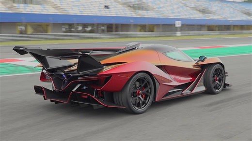 Apollo IE Red Dragon – 780HP V12 Screaming at 9000RPM on Track!