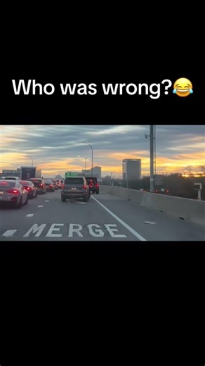 Merging on the highway is hard 🥴💀💀💀 #automobile #traffic #driving #funny #viral