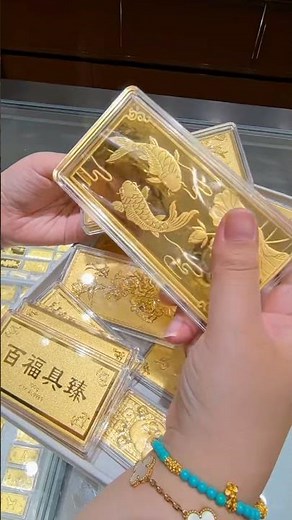 24K Pure Gold Bars | Real Gold Collection | Luxury & Investment Gold Pieces ✨ | #ajstudio2090 #gold