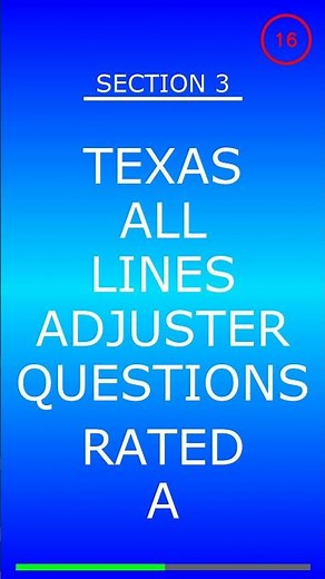 Texas All Lines Adjuster Questions Rated A Video 2026 Ultimate Pass Review and Strategy