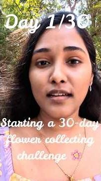 Day 1 - 30 Days, 30 Flowers… Let’s Start 🌸 #flowers #pressedflowers #plants #30daychallenge #nature