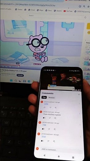 Wubbzy and Widget gets scared away from the scarecrow robot 3