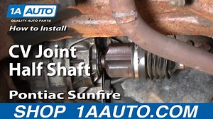 How to Replace CV Axle Shaft 1995-2005 Pontiac Sunfire