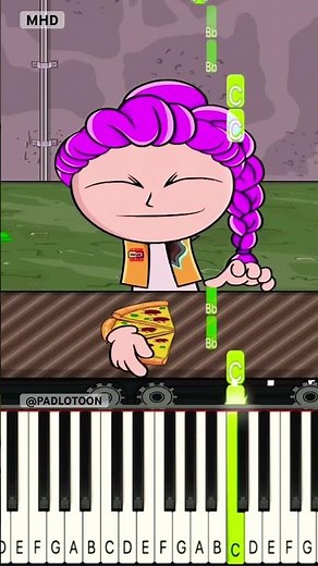 Zoey’s Secret Pizza Recepie. - Feeding Rumi! ‪@PADLOTOON‬ - Piano Tutorial