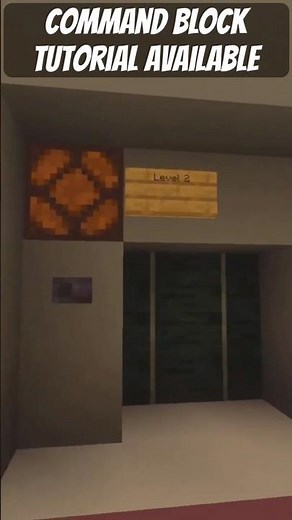 Command block elevator tutorial available in my channel #minecraft #commandblock #elevator #lift