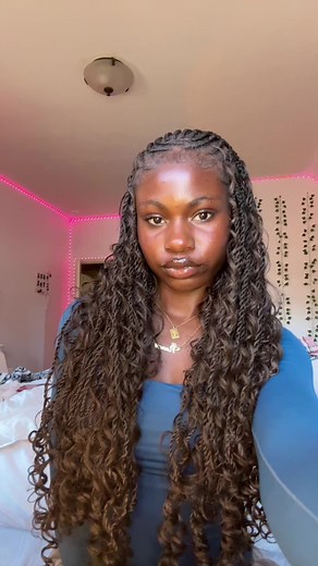 Adding Curls to Nana Braids Tutorial