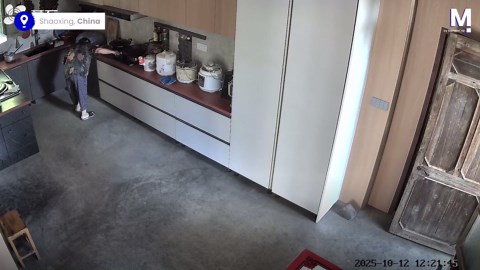 Grandmother survives kitchen gas explosion in China