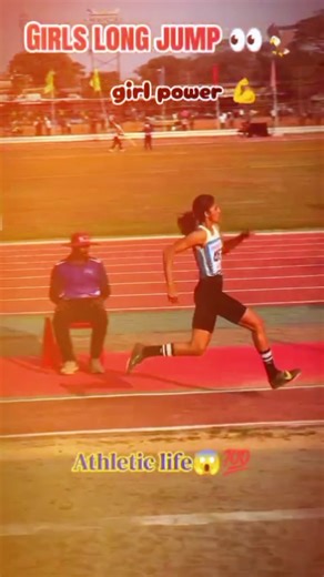 Girl Power in Long Jump: Celebrating Friendship and Athletics