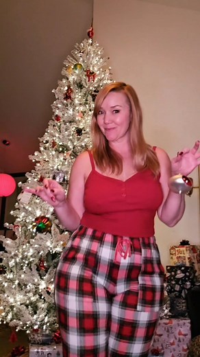 Crystal Sunshine on Instagram: "Nothing gets you in the holiday spirit quite like cranking up the Christmas music! 🎄✨ Taking a fun dance break while decorating the tree makes everything so much merrier. Let the festivities begin! 💃❤️ #christmascheer #dance #HolidayVibes"