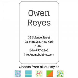 Custom Luggage Tag Labels