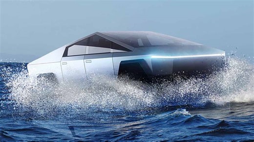 Unexpected Capability: Tesla Cybertruck Able to 'Serve as a Boat' - Gizmochina