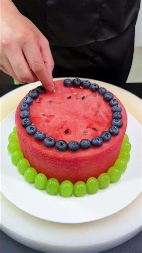 Amazing Watermelon Cake Shape Carving ArtWatermelon Fruit Carving | Stunning CakeDesign