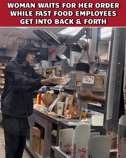 Stop Sign Pros on Instagram: "Fast food employee cause delay on orders because they are too busy arguing 😳"