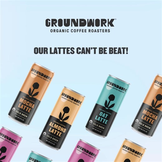Latte drinkers are talking! Our Canned Lattes are the best way to start the day... or re-energize the afternoon. A smooth blend of our Certified Organic Coffee and clean, high-quality ingredients makes for a delicious pick-me-up on the go, anytime. Order online today or find them in select grocers. | Groundwork Coffee Co.