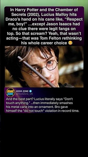 In Harry Potter and the Chamber of Secrets (2002), Lucius Malfoy