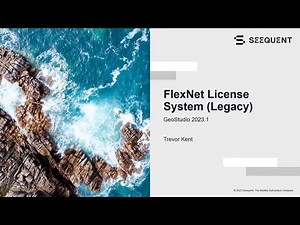 GeoStudio Licensing: FlexNet (Legacy) System