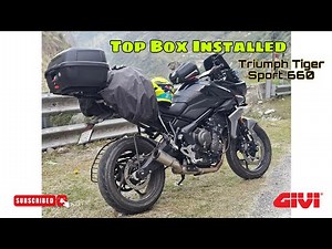 Top Box for SuperBikes Adventure Bikes🤔 Triumph Tiger Sport 660, Givi E43NTL Review, Installation