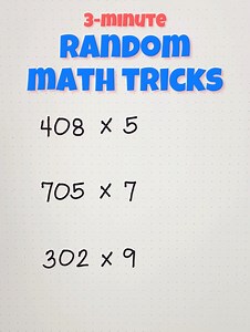3-Minute Useful Math Tricks - Part 2 📚😇 | Prof D