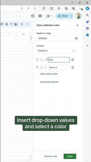 How to create color coded drop-downs. 🤯 #excel #tutorial