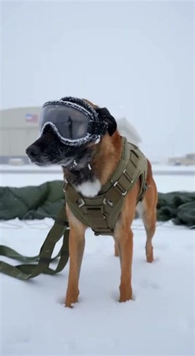 Watch This K9 Drift Into a Snow Covered Field