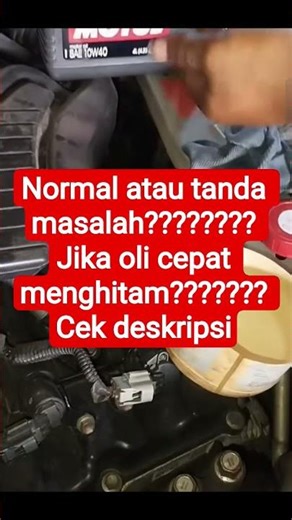 oli cepat menghitam? normal atau tanda masalah? cek deskripsi penjelasannya