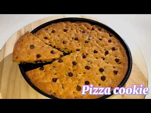 How to make chocolate chip cookie pizza|Pizookie|