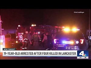 Police arrest 19-year-old accused of killing four in Lancaster