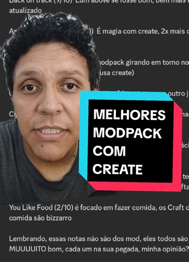 Qual melhor modpack pra mexer com Create Mod? #minecraft #mincraftmod #modminecraft #createmod