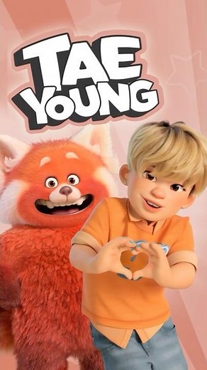4*TOWN TAE YOUNG Bias Fancam (From Disney and Pixar's Turning Red) #Shorts