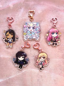 Anime Girlies Different Double-sided Keychain - Etsy