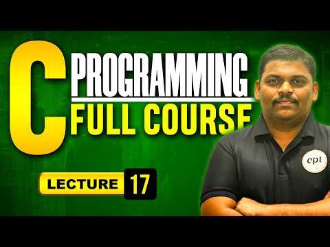 👉 Multidimensional Arrays in C Lecture-17 🔥 | GATE CSE PYQs | Complete C Course for GATE 2027