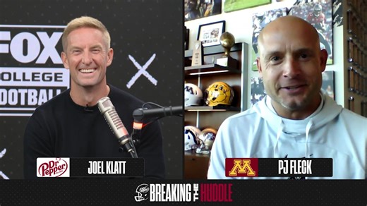 79K views · 410 reactions | "That's why I say I love this team. They've been able to break boring from day one."  Minnesota Football Head Coach P. J. Fleck joins Joel Klatt to talk about the Golden Gophers' success so far this season ⬇️ (Sponsored by Dr Pepper #TheOneFansDeserve) | College Football on FOX | Facebook