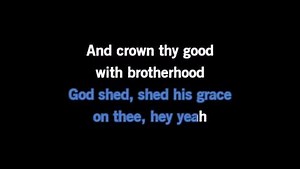 Karaoke America The Beautiful - Whitney Houston - CDG, MP4, KFN - Karaoke Version