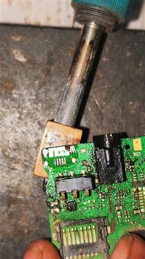 only iron charging conecter replace 💯👍 #smartphone #android #repair #phonerepair #tech