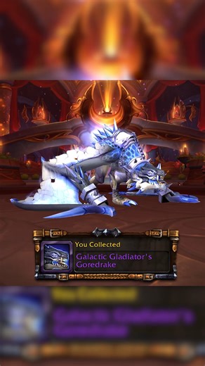 Galactic Gladiator's Goredrake Mount in Midnight (Gladiator Season 1 Midnight) #worldofwarcraftaddict #mmorpg #warcraft #worldofwarcraft | Leysttv