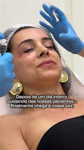 Entre um atendimento e outro, também tiramos um momento para cuidar uma da outra. ❤️