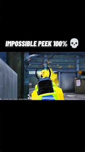 IMPOSSIBLE PEEK 100% 🥶💀 #shorts #youtubeshorts #pubgmobile #bgmi #gamingshorts