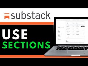 How to Use Sections on Substack 2025 ( EASY & FAST)
